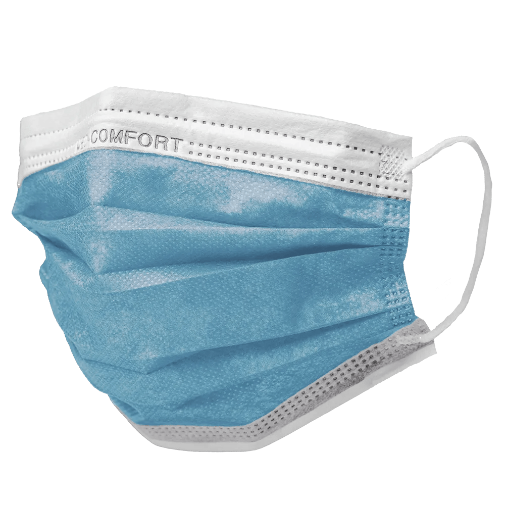 AMPRI MED Comfort OP Mask Type Iir, différentes couleurs | Boîte (50 pièces)
