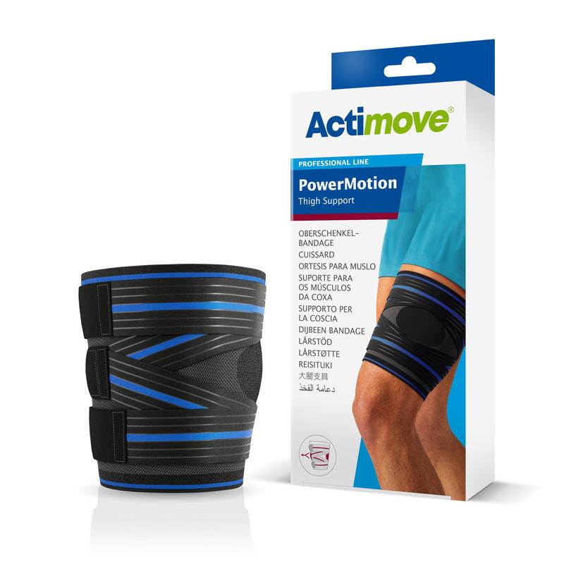 Actimove PowerMotion Oberschenkelbandage, anthrazit