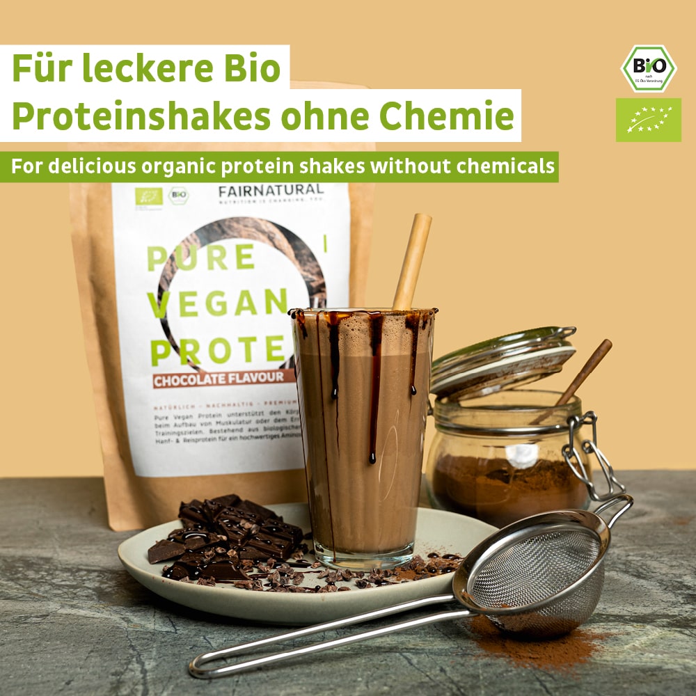 Chocolat en poudre protéiné vegan bio sans soja