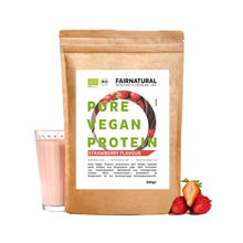 Poudre de protéine vegan bio fraise sans soja