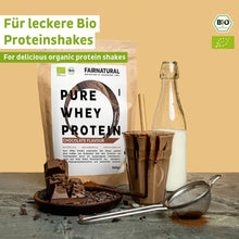 Chocolat en poudre de protéines de lactosérum biologique