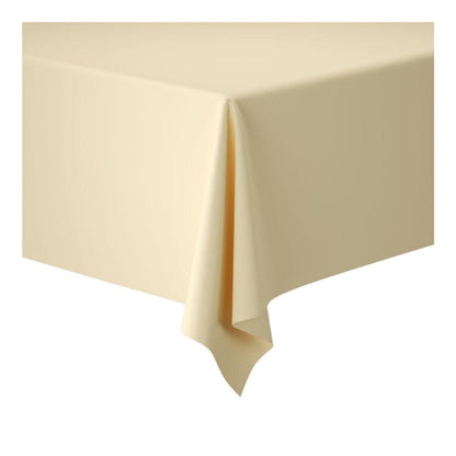Die Duni Dunicel-Tischdeckenrollen (1,18 m x 10 m) von Duni GmbH sind perfekt für große Veranstaltungen: Die cremefarbene Tischdecke hängt gleichmäßig über Kanten und Ecken und lässt sich stilvoll mit Tischläufern kombinieren.
