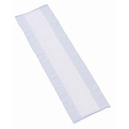 Le chiffon à poussière TASKI flortex V3 de Diversey Deutschland GmbH & Co. OHG est une serpillière rectangulaire blanche avec des bords bleu clair en matériau de haute qualité - parfait pour le nettoyage en profondeur des surfaces.