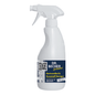 Bouteille pulvérisateur en plastique avec l'inscription « DR.BECHER @home Nettoyant pour meubles de jardin & plastique | Bouteille (500 ml) » et un code QR à l'avant. Elle est conçue comme un nettoyant fiable pour meubles de jardin pour nettoyer les meubles de jardin et les surfaces en plastique et dispose d'une buse de pulvérisation blanche.