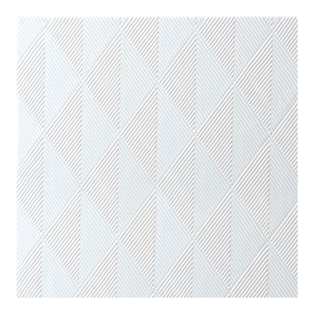 Un gros plan d'un motif géométrique avec des triangles blancs et gris clair, chacun avec des lignes diagonales, crée un look texturé - idéal pour les serviettes en papier élégantes comme les serviettes Duni Elegance Crystal 48 x 48 cm de Duni GmbH.