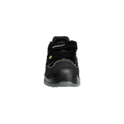 Sandales de sécurité S1P, sandales de sécurité Velcro chaussures de sécurité S1P, noir/argent