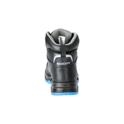 Bottes de sécurité MASCOT® S3 à lacets, noires/bleu grainé