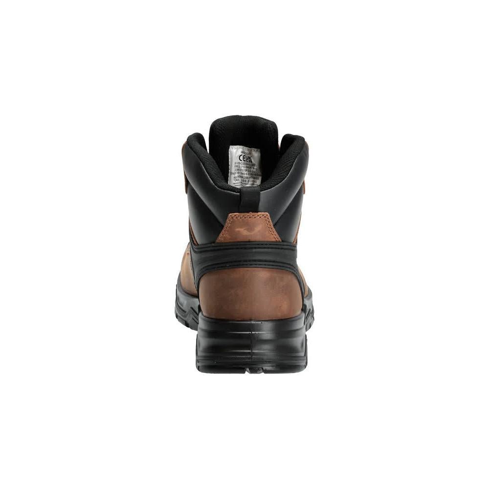 Bottes de sécurité S3S, bottes de sécurité à lacets S3S, marron noisette/noir