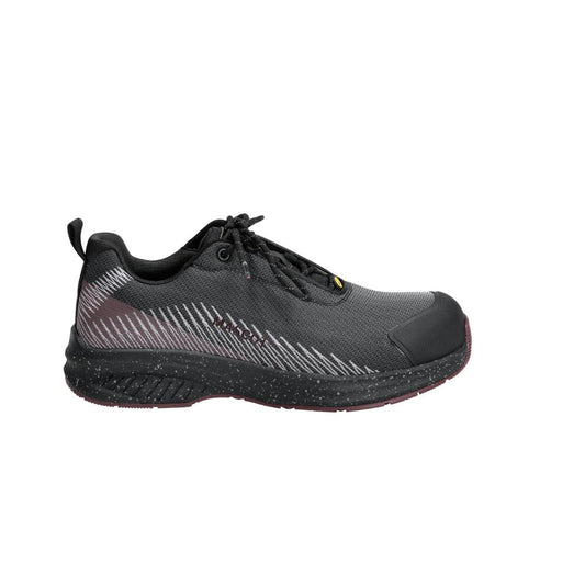 Chaussures de sécurité S1PS, chaussures de sécurité à lacets S1PS, gris anthracite/bordeaux