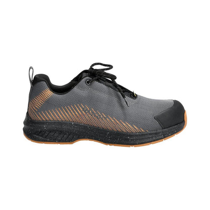Chaussures de sécurité S1PS, chaussures de sécurité à lacets S1PS, gris anthracite/marron noisette