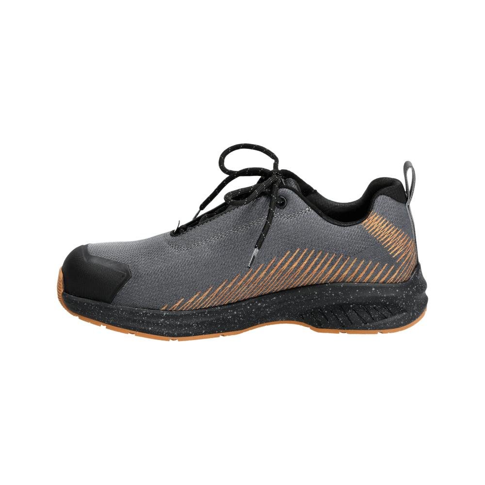 Chaussures de sécurité S1PS, chaussures de sécurité à lacets S1PS, gris anthracite/marron noisette