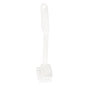 La Haug Bürsten KG BROSSE À VAISSELLE ANGULAIRE dispose d'une tête de brosse rectangulaire blanche en nylon 6.6 (ø 0,40 mm, moyen), d'un design en plastique robuste et d'un long manche avec trou de suspension (240 x 40 x 22 mm).