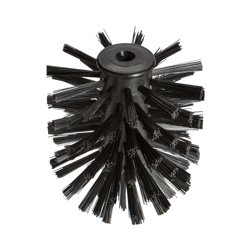 Der Haug Bürsten KG WC-ERSATZBÜRSTENKOPF, SCHWARZ PBT SCHWARZ ø 0,40, ø 78 MM ist ein zylindrischer schwarzer Ersatzbürstenkopf mit steifen Borsten zum effektiven Reinigen oder Schrubben.