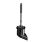 La Haug Bürsten KG WC-Wandgarnitur avec brosse ronde (115x100x410mm, Noir) est livrée avec un long manche et une tête de brosse ronde dans un support noir incliné assorti - idéal pour toute salle de bain moderne. Emballage : 1 pièce.