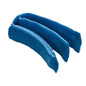 Le Haug Bürsten KG REMPLACEMENT DE HOUSSE POUR NETTOYEUR DE STORES ART. 8477 est un outil en microfibre bleu avec des bras courbés et rembourrés pour le nettoyage des stores et dispose de housses facilement remplaçables pour un entretien pratique.