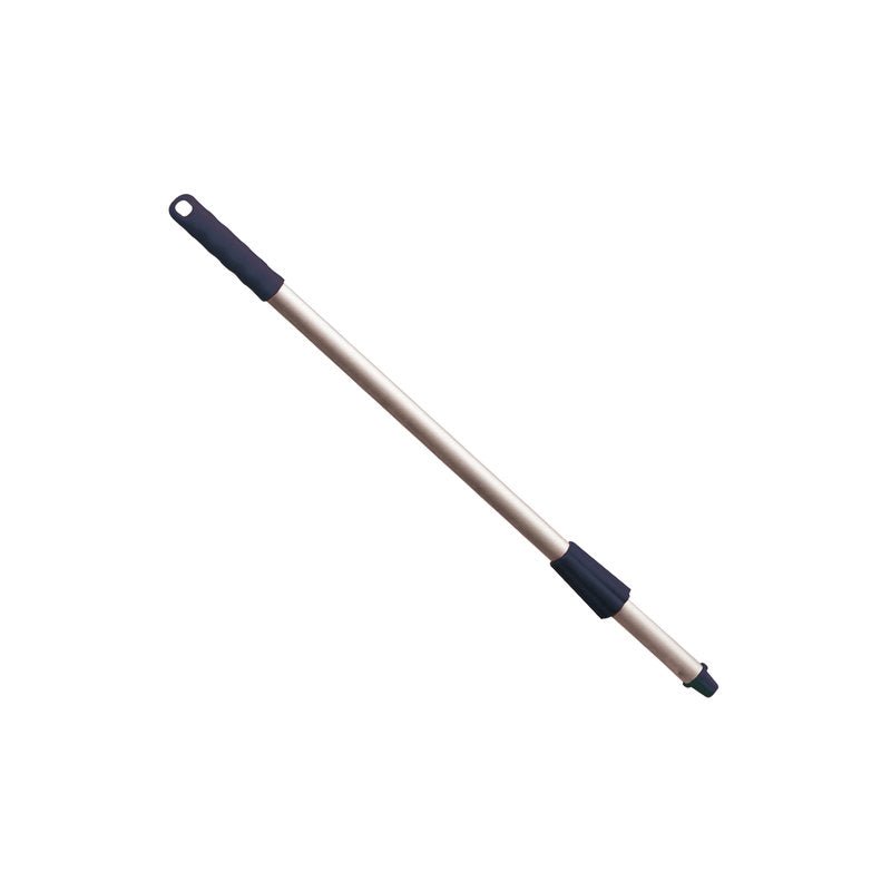 Le METDECT PREM. ALUSTIEL, 650MM de Haug Bürsten KG dispose d'un capuchon bleu et d'un écrou borgne conçu pour un montage sécurisé sur les balais et les brosses.