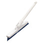 La Haug Bürsten KG BROSSE À JOINTS avec manche court a des poils PP bleus durs de 0,60 mm et un manche rectangulaire blanc (220x35x25mm) avec trou de suspension, idéal pour frotter les surfaces.