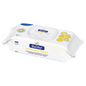 Hartmann Bacillol® 30 Sensitive Lingettes de Paul Hartmann AG : Flowpack avec 80 lingettes, doux pour les surfaces sensibles. L'emballage blanc avec des accents bleus et jaunes et le couvercle en plastique refermable gardent les lingettes fraîches.