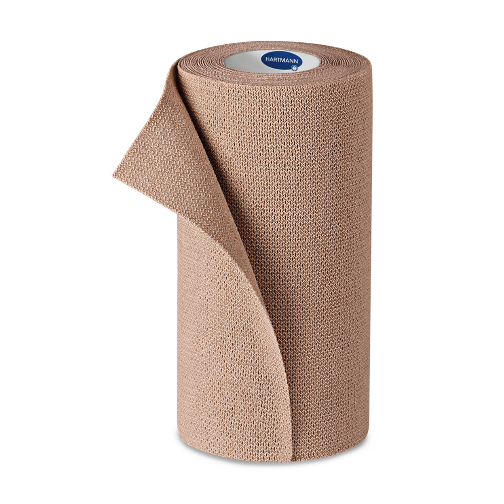 Hartmann Pütter-haft, bandage à courte extensibilité cohésif, 12 cm x 5 m, emballé individuellement dans une boîte pliante