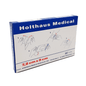 Une boîte bleu-blanc « Holthaus Ypsiderm® plus pansement 7,2 x 5 cm - 5 pansements » de Holthaus Medical GmbH & Co. KG contient cinq pansements. Sur la boîte, on trouve un guide illustré étape par étape pour l'application du pansement auto-adhésif ainsi que des informations sur le fabricant et le numéro de référence 1250.