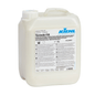 Un bidon en plastique blanc de 5 litres avec l'inscription "Kiehl Thermodur ESD Dispersion Universelle Conductrice" (Johannes Kiehl KG), conçu pour les sols ESD. L'étiquette allemande comprend des instructions d'utilisation et des informations de sécurité. Vendu dans un carton avec 2 bouteilles.