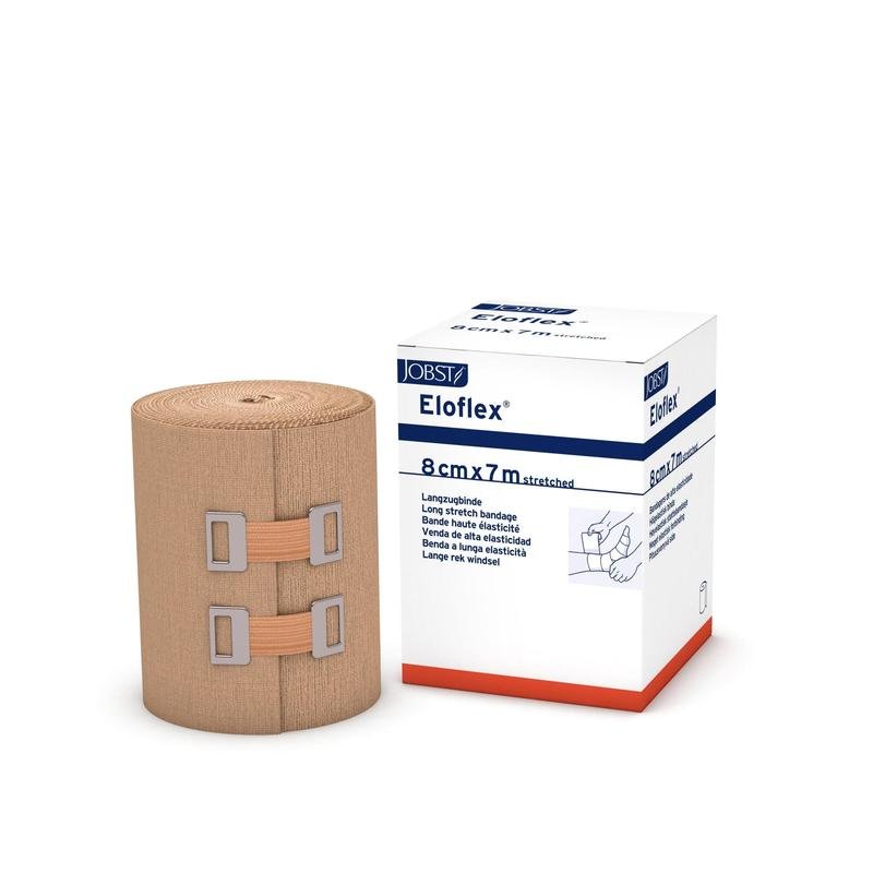 Bandage articulé Eloflex, bandage de soutien et de décharge, à allongement longitudinal de 180 %, 3,5 m une fois étiré