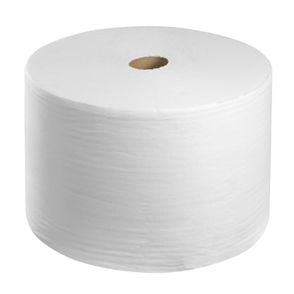 Le grand rouleau WypAll® X50 General Clean de Kimberly-Clark GmbH offre 1 rouleau blanc avec 1100 feuilles, idéal comme chiffons absorbants ou chiffons de nettoyage grand rouleau pour les zones à forte fréquentation - parfait pour une utilisation commerciale.