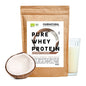 Poudre de protéine de lactosérum biologique, noix de coco
