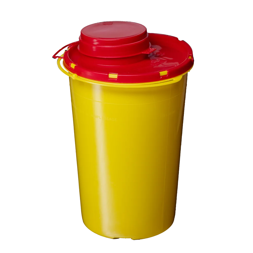 Boîte à déchets pour canules CP 0,6 L | Paquet (1 pièce)