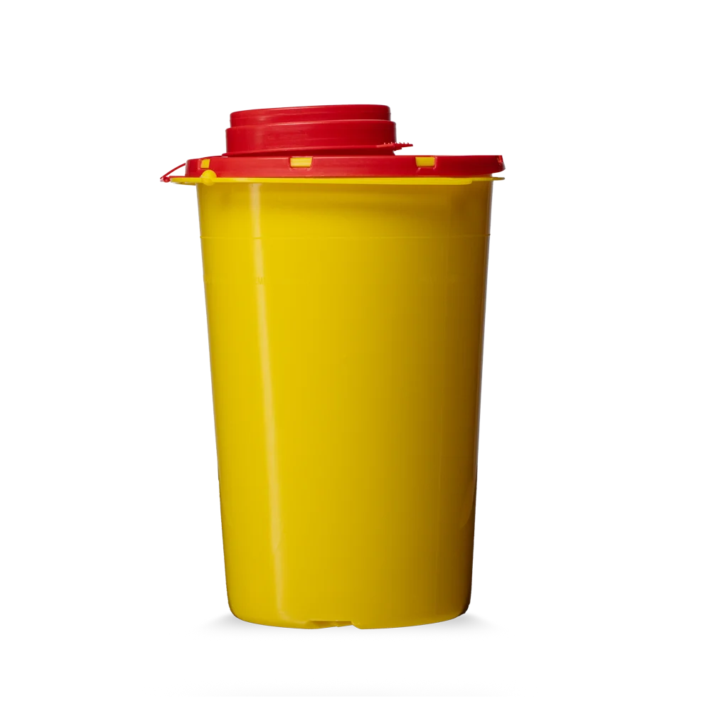 Boîte à déchets pour canules CP 0,6 L | Paquet (1 pièce)