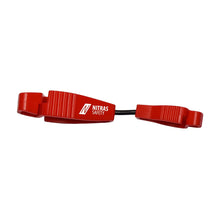 Clip NITRAS, plastique, rouge | Boîte (500 paquets)