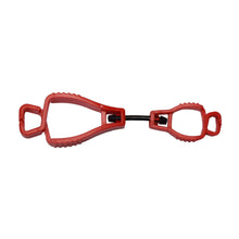 Clip NITRAS, plastique, rouge | Boîte (500 paquets)