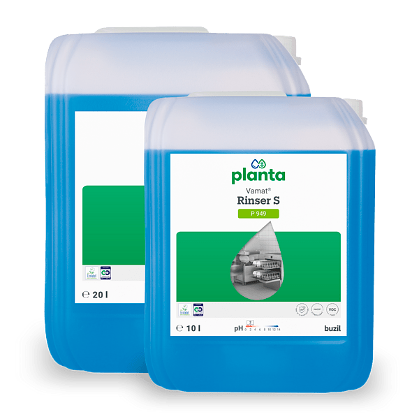 Buzil Vamat Rinser S Produit de Rinçage Écologique | Bidon (10 l)