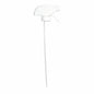 Le pistolet pulvérisateur Arcora pour bouteilles de 1L Profi Maxi T de Arcora International GmbH est un pistolet pulvérisateur en plastique blanc avec un long tube plongeant, idéal pour le nettoyage professionnel et illustré sur un fond blanc simple.