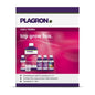 La « Plagron Top Grow Box 100% Terra - Kit de culture pour terre | 1 pièce » de Bertels B.V. comprend des bouteilles telles que « Terra Bloom » et « Terra Grow ». La boîte est conçue en violet et rose et est accompagnée d'un texte décrivant ses caractéristiques et son contenu.