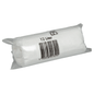 Un rouleau de sacs Abena Re-Seller GmbH Bin Line 12 L, 400x570 mm, 10 my blanc LLDPE (20 sacs) est livré dans un emballage transparent avec l'inscription "12 L" et un code-barres sur l'emballage.