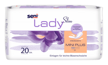 Protections urinaires Seni Lady Slim Mini PLUS | Paquet (20 pièces)