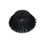La balayeuse latérale - Balimat 3300 de Diversey Deutschland GmbH & Co. OHG est une balayeuse latérale de rechange noire avec des poils raides pour le Balimat 3300. Elle a un moyeu en plastique rond et est illustrée sur un fond blanc. Emballage : 1 pièce.