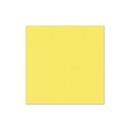 Un carré jaune uni avec une texture discrète, centré sur blanc - cela rappelle la simplicité élégante des 20 serviettes PAPSTAR "ROYAL Collection" 1/4 pli 40x40 cm de PAPSTAR GmbH, idéal pour une décoration de table stylée.