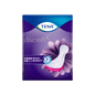 Les protections TENA Lady Discreet Protect+ Maxi Night d'Essity Germany GmbH ont un emballage violet avec une image de protection blanche, le texte « 3x protection » et des gouttes d'absorption. La technologie InstaDRY renforce l'arrière plus large pour un confort et une sécurité optimaux. Le paquet contient 12 pièces.