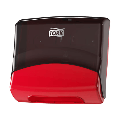 Le distributeur de serviettes en papier Tork 654008 Performance W4 de TORK - Essity Professional Hygiene Germany GmbH est un élément indispensable du nettoyage professionnel. Il dispose d'un couvercle noir transparent et du logo Tork distinctif à l'avant, de sorte que les serviettes en papier sont toujours facilement accessibles.