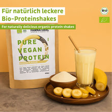 Bio Veganes Proteinpulver Banane ohne Soja – Ansicht 2