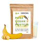 Protéines végétales en poudre bio, saveur banane, sans soja
