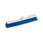 Un balai Vileda Professional de Vileda GmbH avec une tête de balai de 30 cm de large avec des poils bleu clair en fibres de polyester PBT et un dos en plastique blanc. Il dispose d'une ouverture centrale pour une fixation facile du manche, garantissant efficacité et propreté. Ce produit en emballage individuel est conçu pour un balayage efficace.
