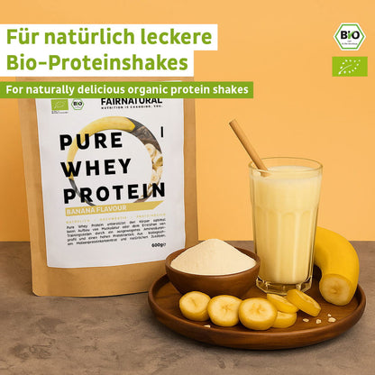 Banane en poudre de protéine de lactosérum biologique