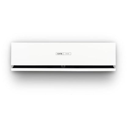 Le panneau avant CWS pour le diffuseur de parfum Air Bar de CWS est un appareil mural blanc au design rectangulaire moderne avec une ventilation inférieure, étiqueté "CWS HYGIENE".