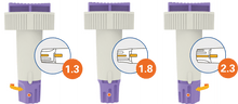 Lancettes de sécurité Alphacheck TRI 23G | Paquet (100 pièces)