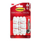 Le crochet mini Command™ 17006 de 3M Deutschland GmbH contient six crochets blancs avec des bandes adhésives pour une suspension sans dommage et sans perçage. Amovible sans laisser de résidus; livré dans un emballage rouge et blanc.