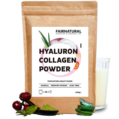 Poudre hyaluronique de collagène