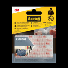 Ruban adhésif Scotch® Extreme Fastener, transparent RF67300 01SE, 25 mm x 76 mm, 2 jeux | Paquet (2 pièces)